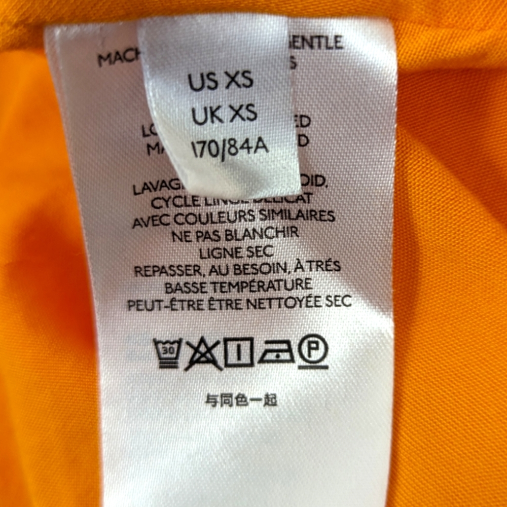 Anthropologie Maeve Marlene Maxi Dress Tiered Women XS Tangelo Orange Sleeveless - Picture 9 of 14